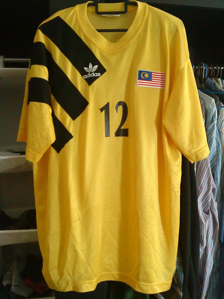 maillot de malaisie domicile 1993 rétro