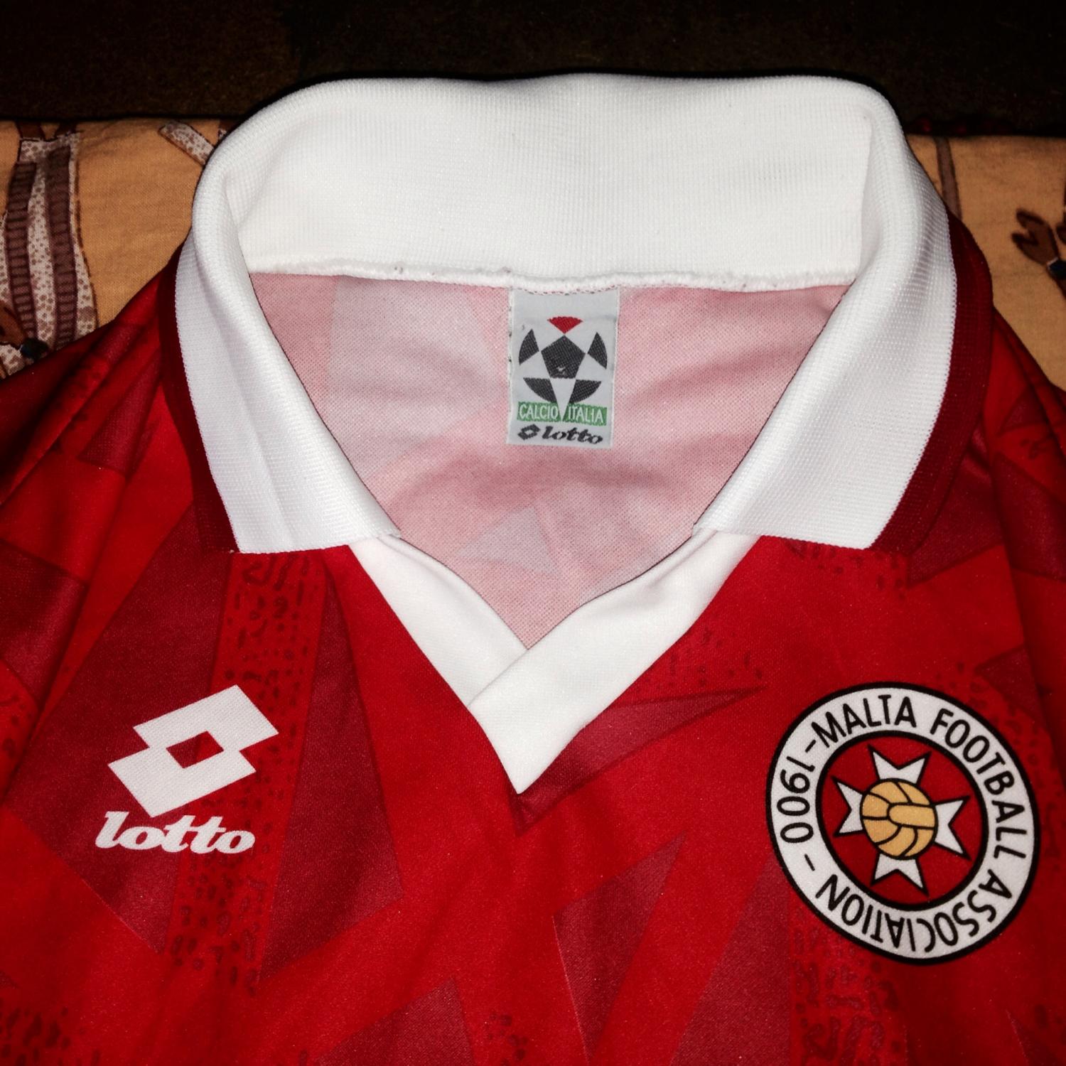 maillot de malte domicile 1994-1996 rétro
