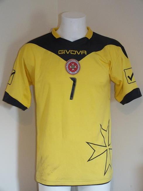 maillot de malte gardien 2015-2016 rétro