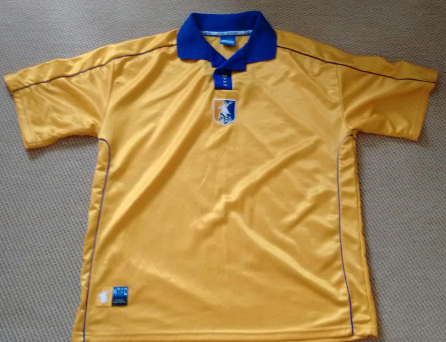 maillot de mansfield town fc domicile 2000-2001 pas cher