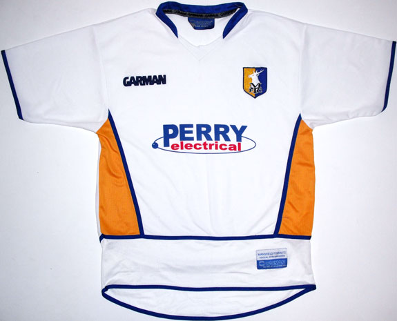 maillot de mansfield town fc exterieur 2005-2006 pas cher