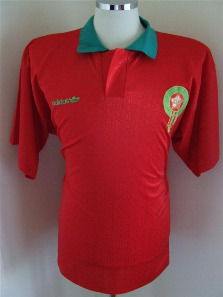 maillot de maroc domicile 1992 rétro