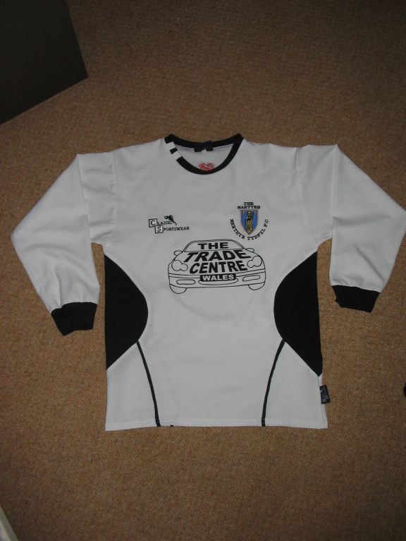 maillot de merthyr tydfil fc domicile 2006 rétro