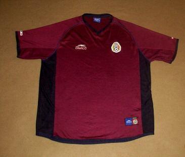maillot de mexique exterieur 2001-2002 pas cher