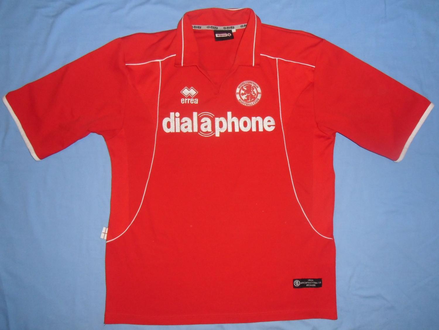 maillot de middlesbrough domicile 2003-2004 pas cher