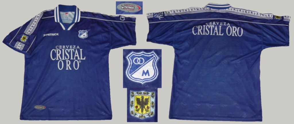 maillot de millonarios domicile 1999-2000 rétro