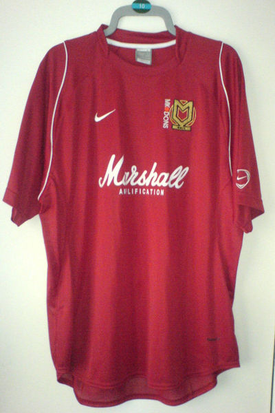 maillot de milton keynes dons exterieur 2007-2008 pas cher