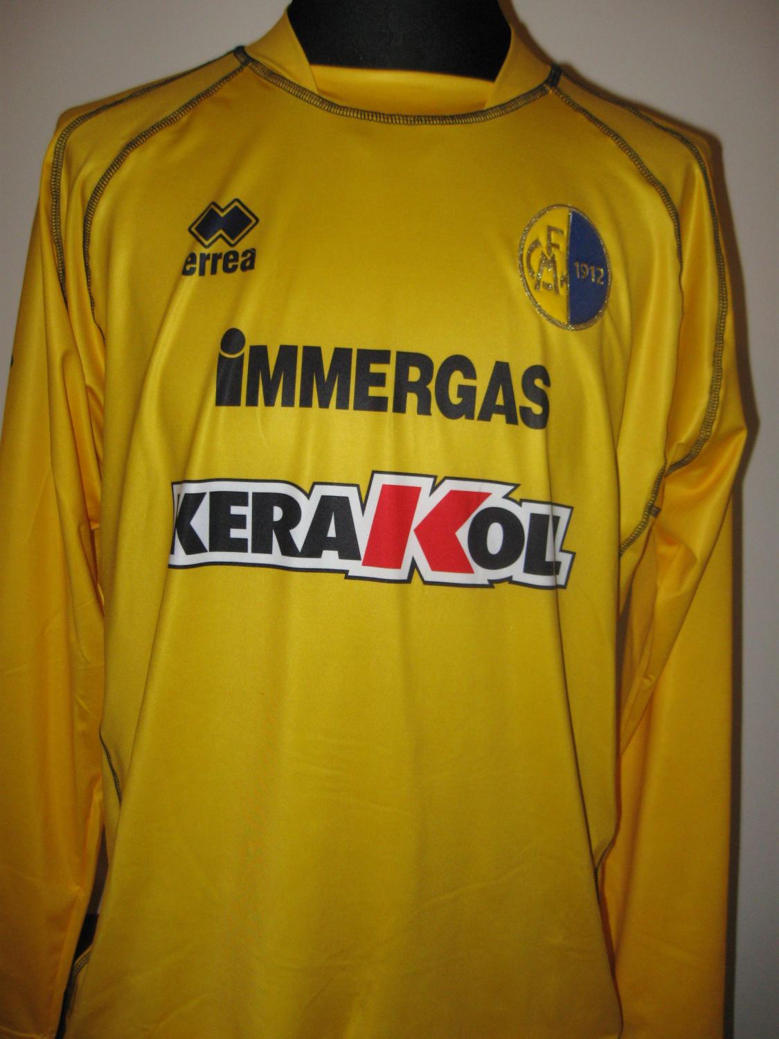 maillot de modène fc domicile 2006-2007 rétro