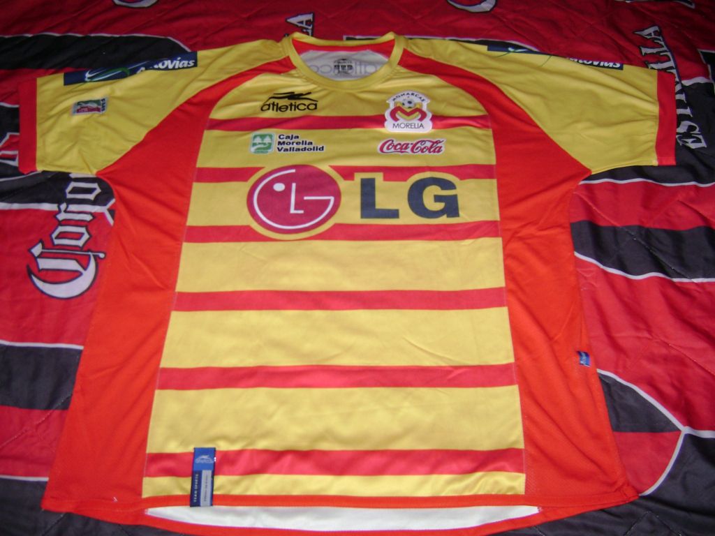 maillot de monarcas morelia domicile 2004-2005 pas cher