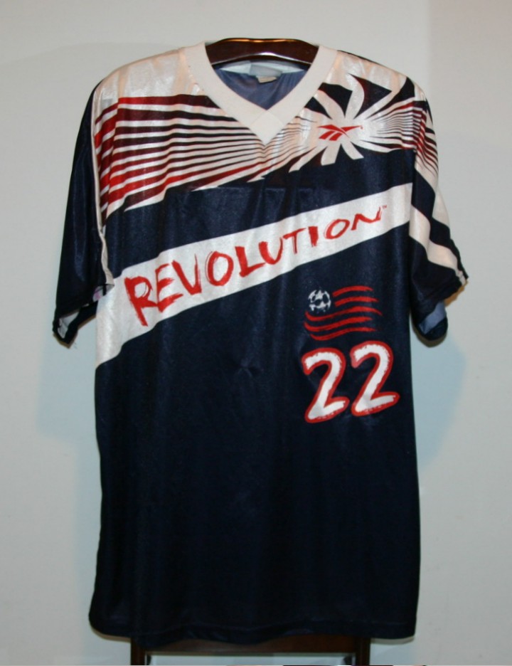 maillot de new england revolution domicile 1996 rétro