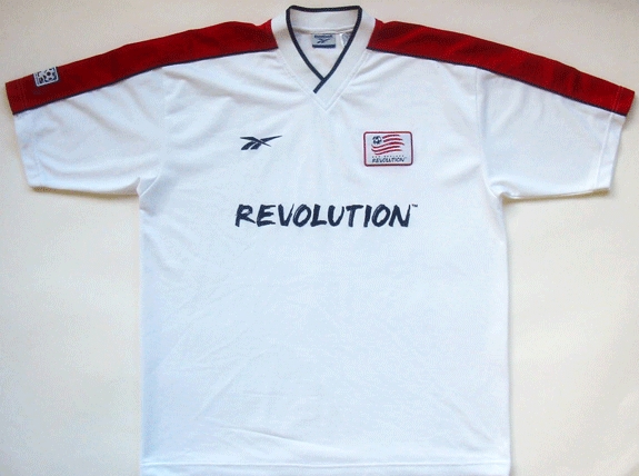 maillot de new england revolution exterieur 1999-2000 rétro