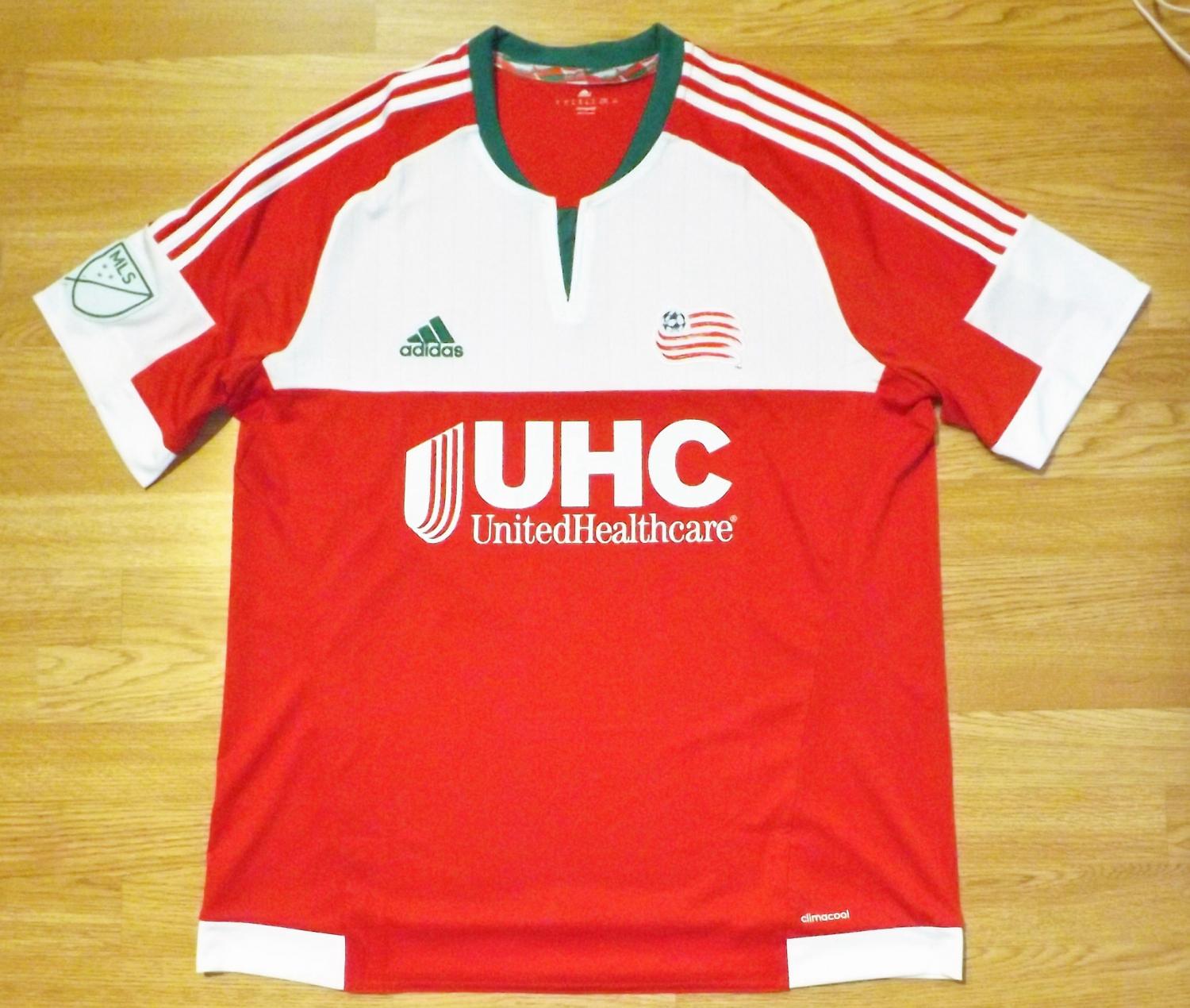 maillot de new england revolution exterieur 2015-2017 rétro