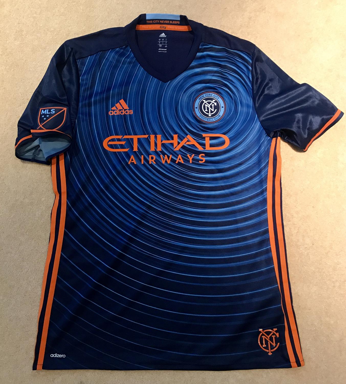 maillot de new york city fc exterieur 2016-2017 rétro