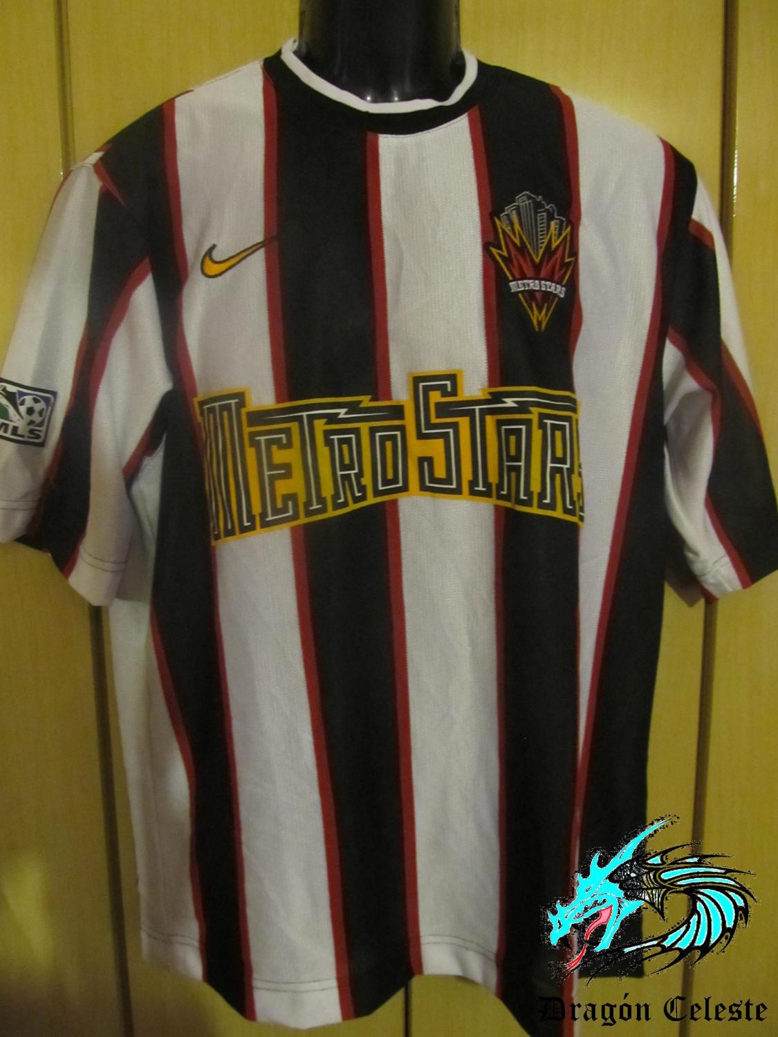 maillot de new york red bulls exterieur 1997-1998 rétro