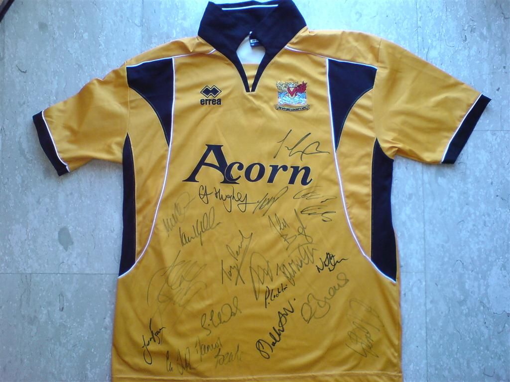 maillot de newport county afc domicile 2003-2004 rétro