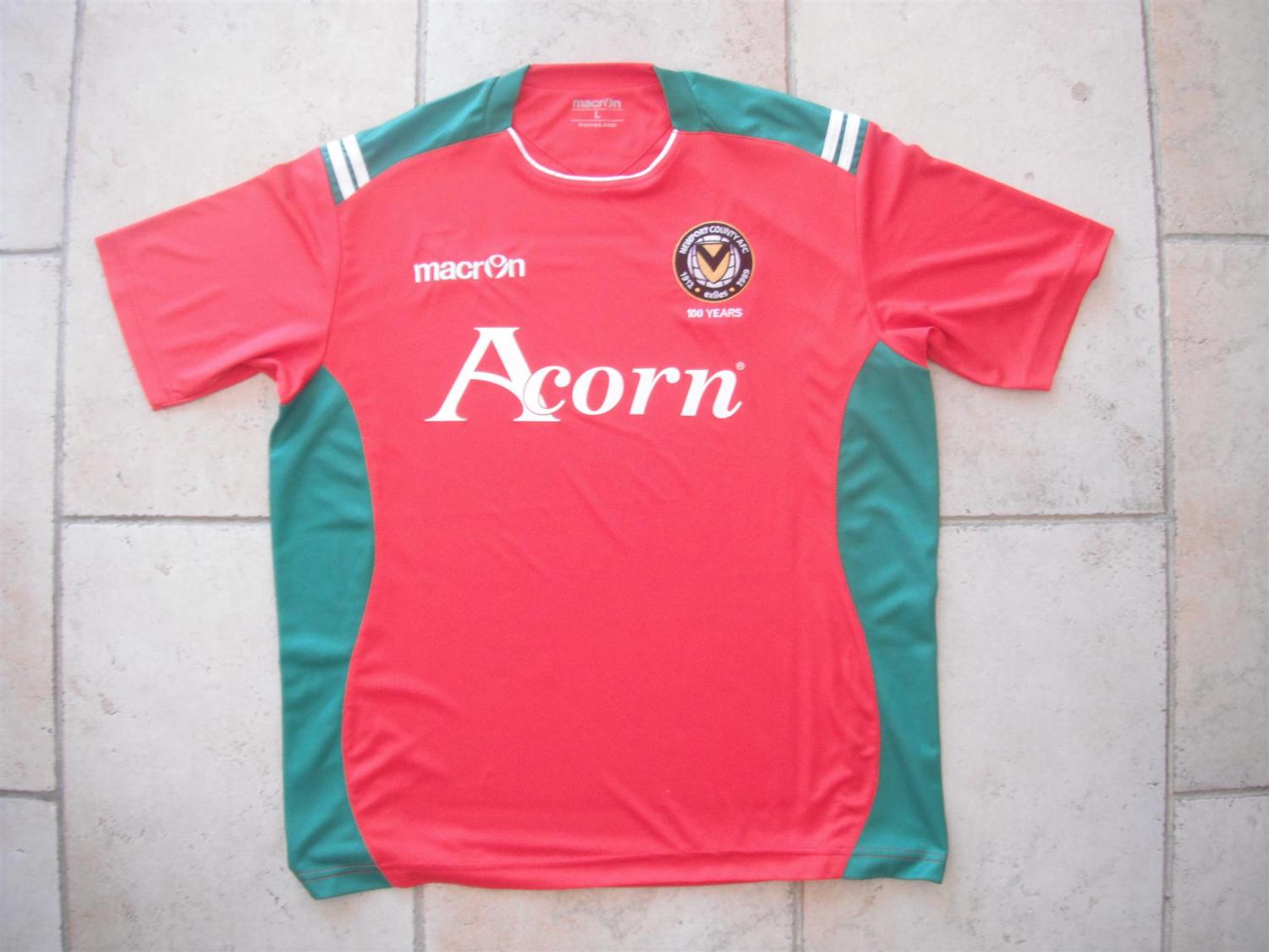 maillot de newport county afc exterieur 2012-2013 rétro