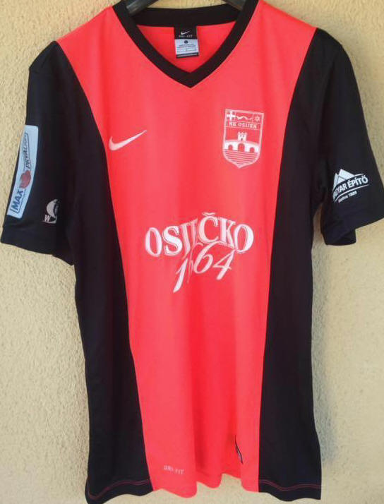 maillot de nk osijek exterieur 2016-2017 rétro