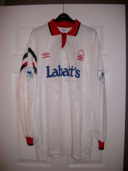 maillot de nottingham forest exterieur 1992-1993 pas cher