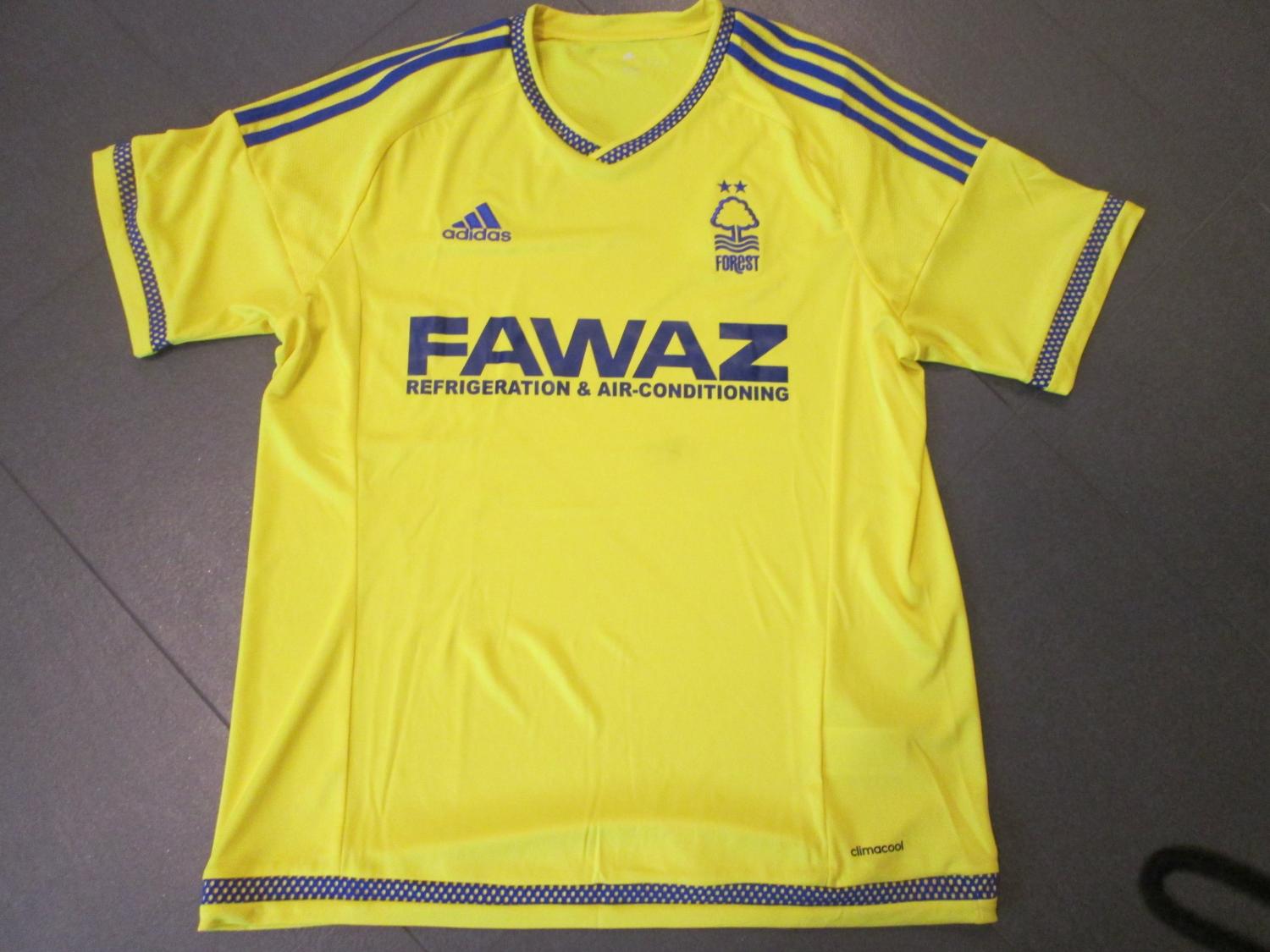 maillot de nottingham forest exterieur 2015-2016 rétro