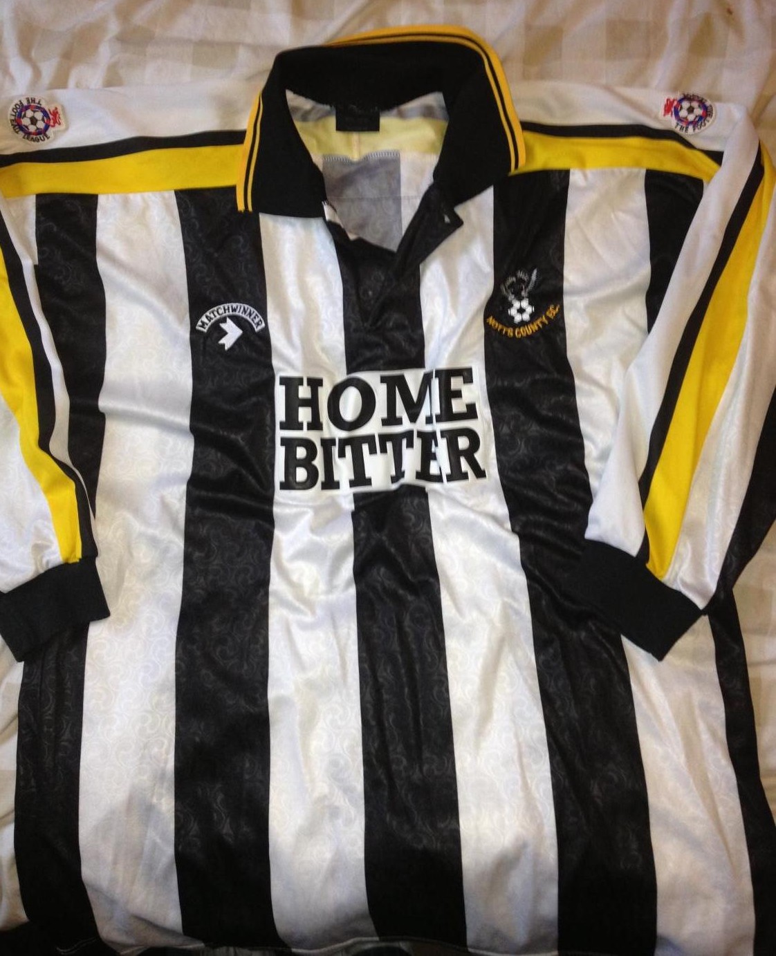 maillot de notts county domicile 1991-1993 pas cher