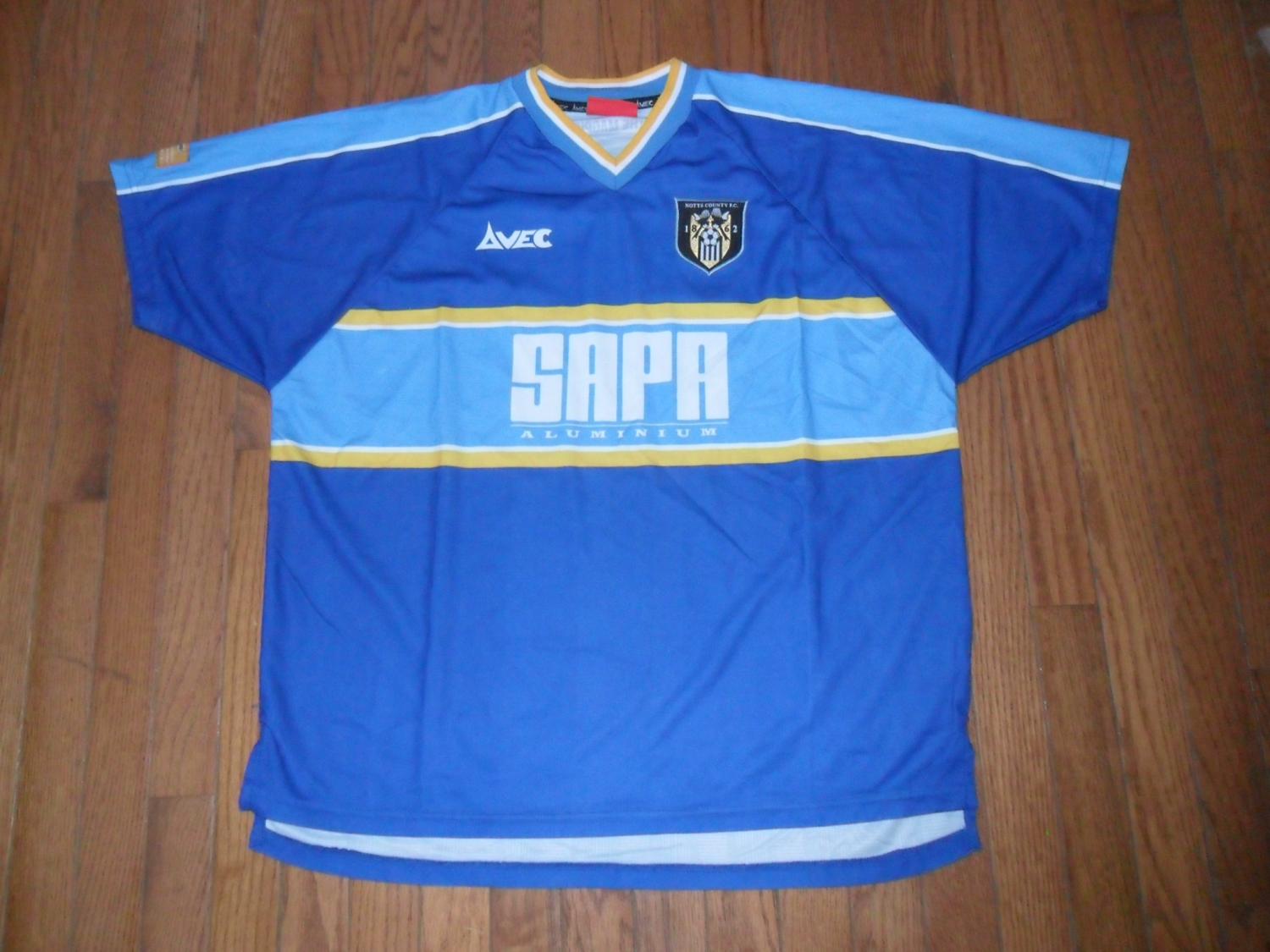 maillot de notts county third 1999-2000 pas cher