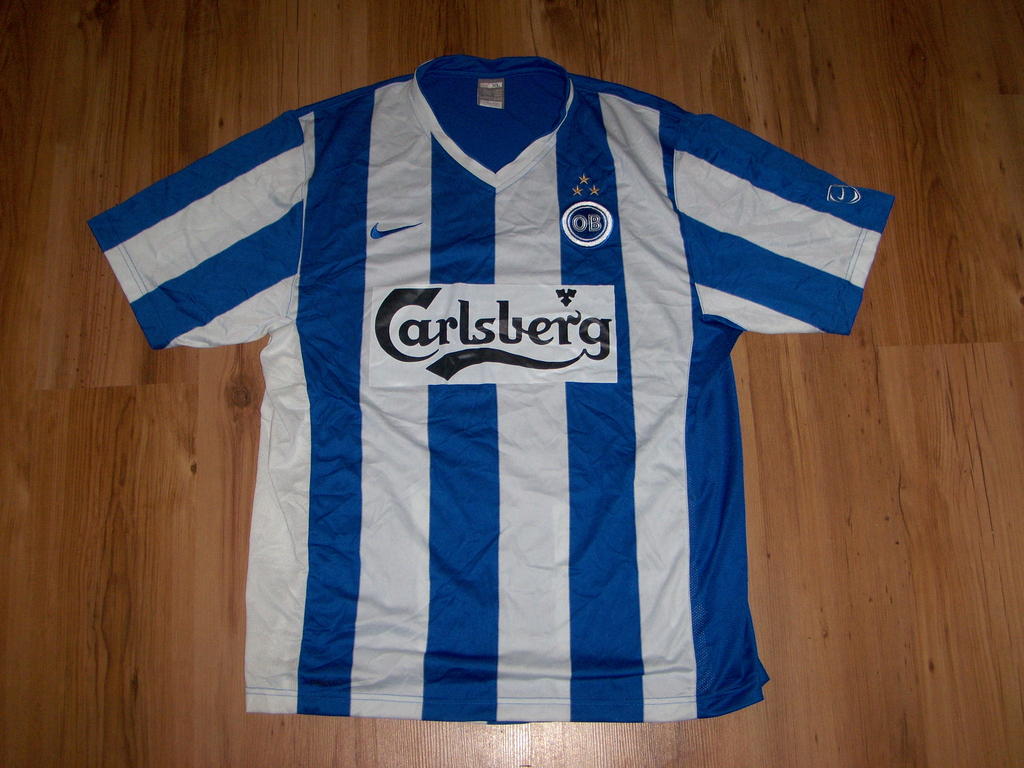 maillot de odense boldklub domicile 2005-2006 rétro