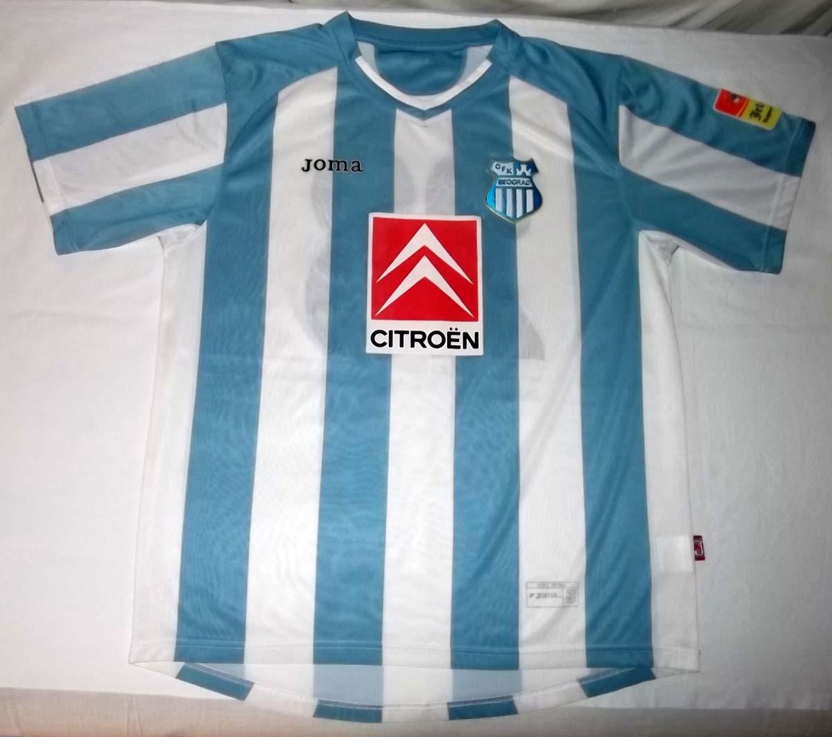 maillot de ofk belgrade exterieur 2008-2009 pas cher