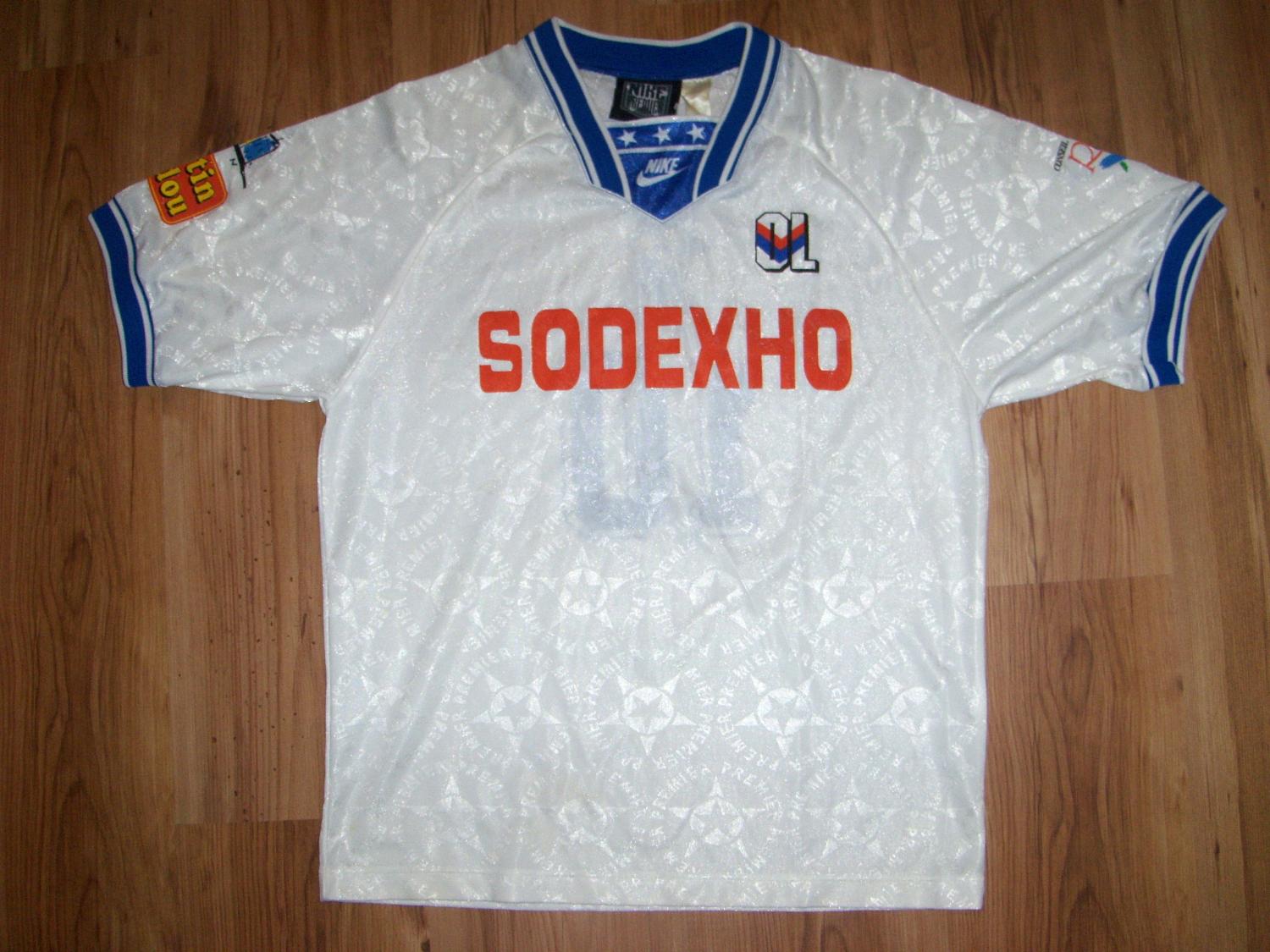 maillot de ol domicile 1994-1995 rétro