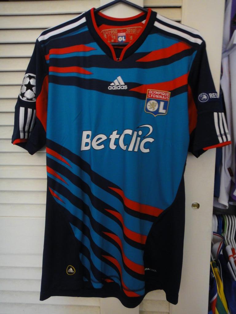 maillot de ol réplique 2010-2011 rétro