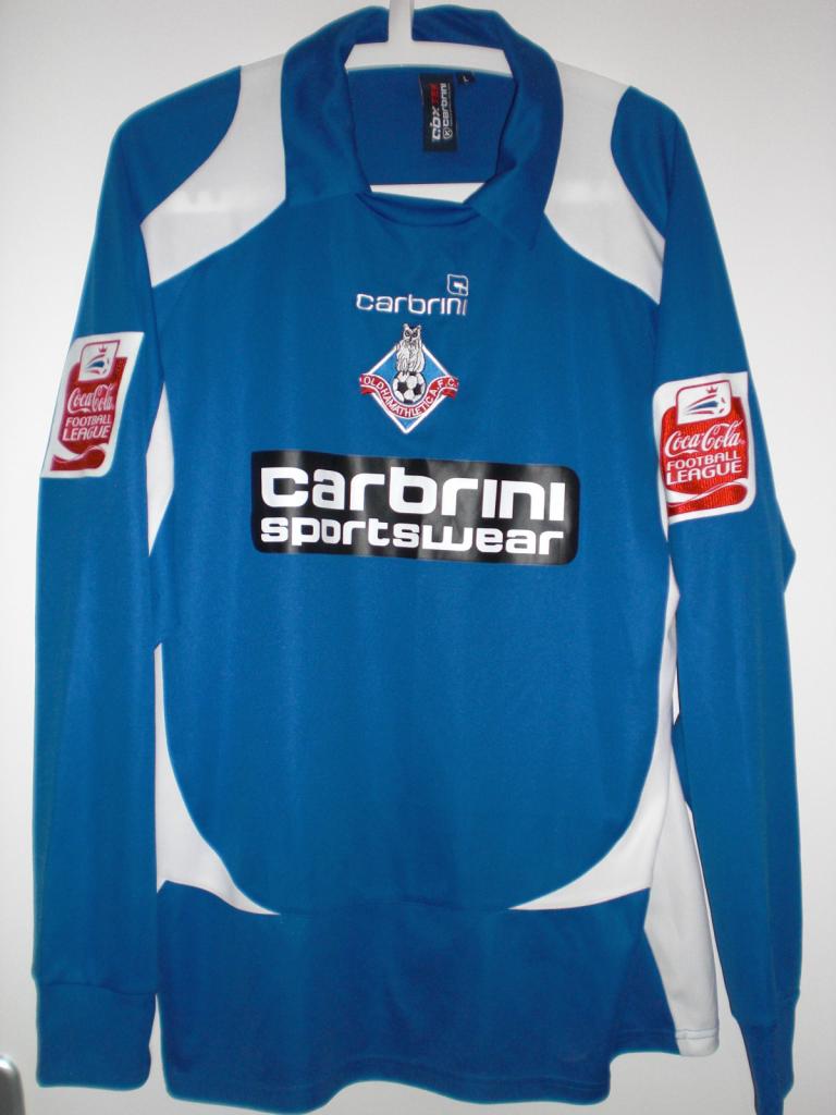 maillot de oldham athletic afc domicile 2008-2010 rétro