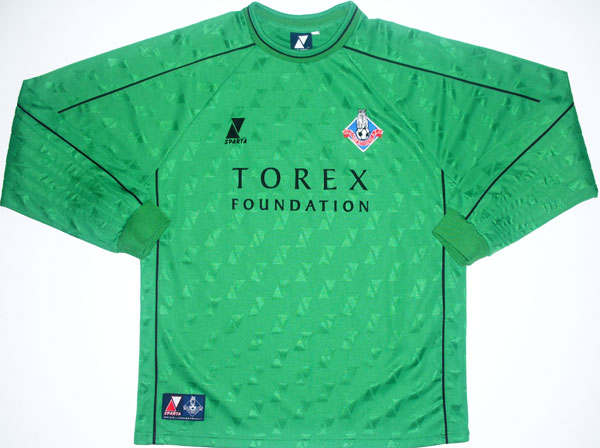 maillot de oldham athletic afc gardien 2002-2003 rétro