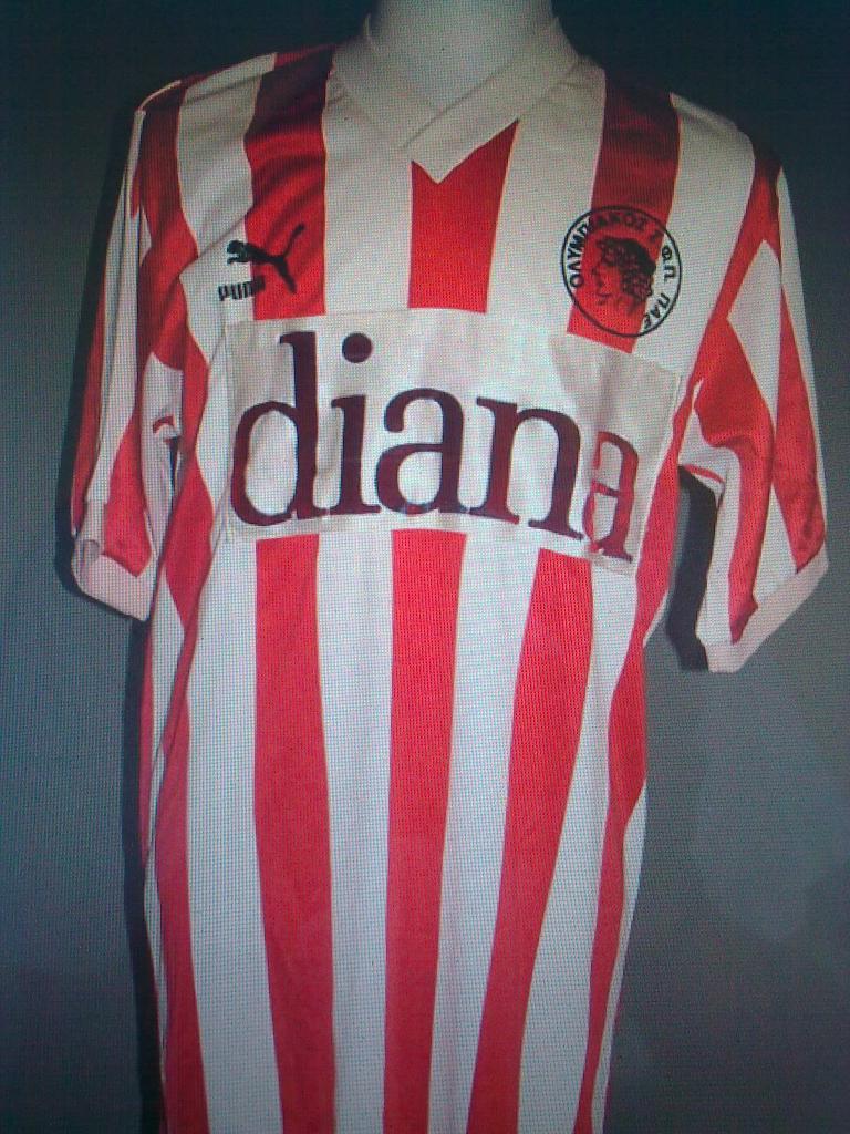 maillot de olympiakos domicile 1990-1991 pas cher