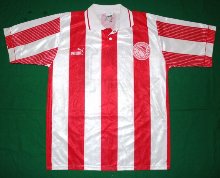 maillot de olympiakos domicile 1995-1996 pas cher