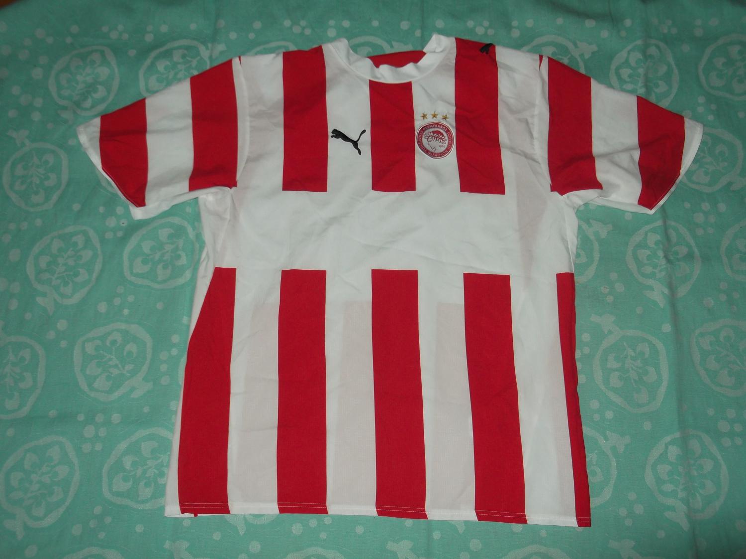 maillot de olympiakos domicile 2006-2007 rétro