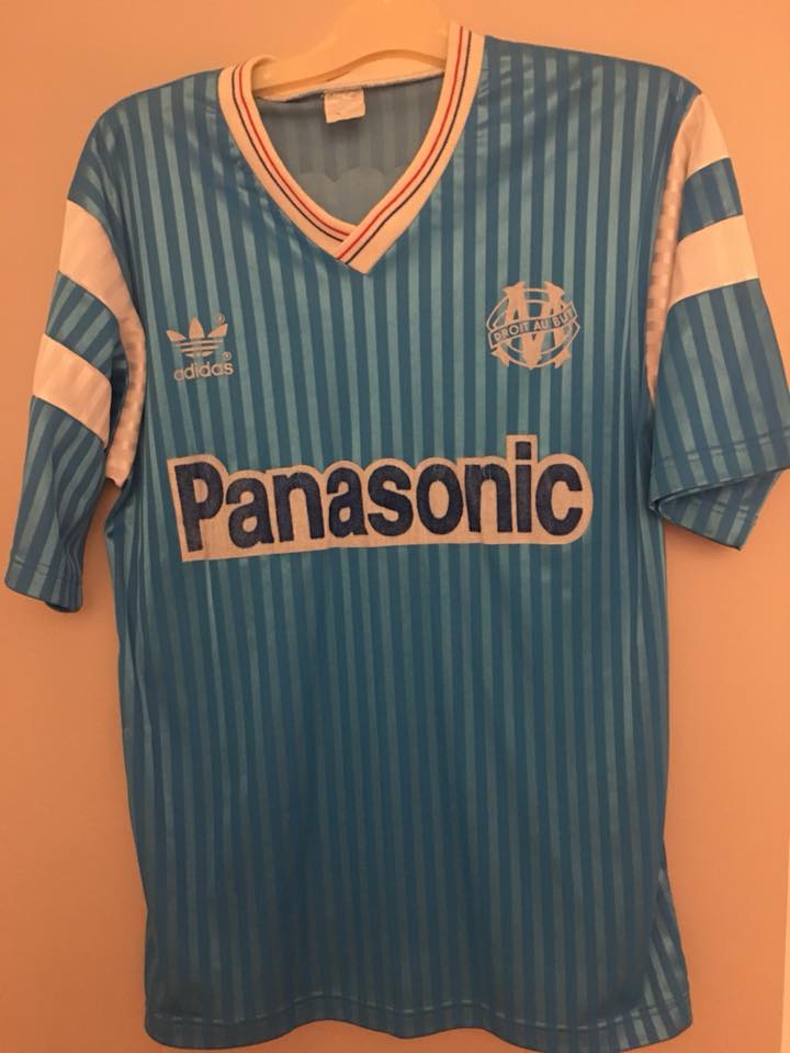 maillot de om exterieur 1990-1991 pas cher