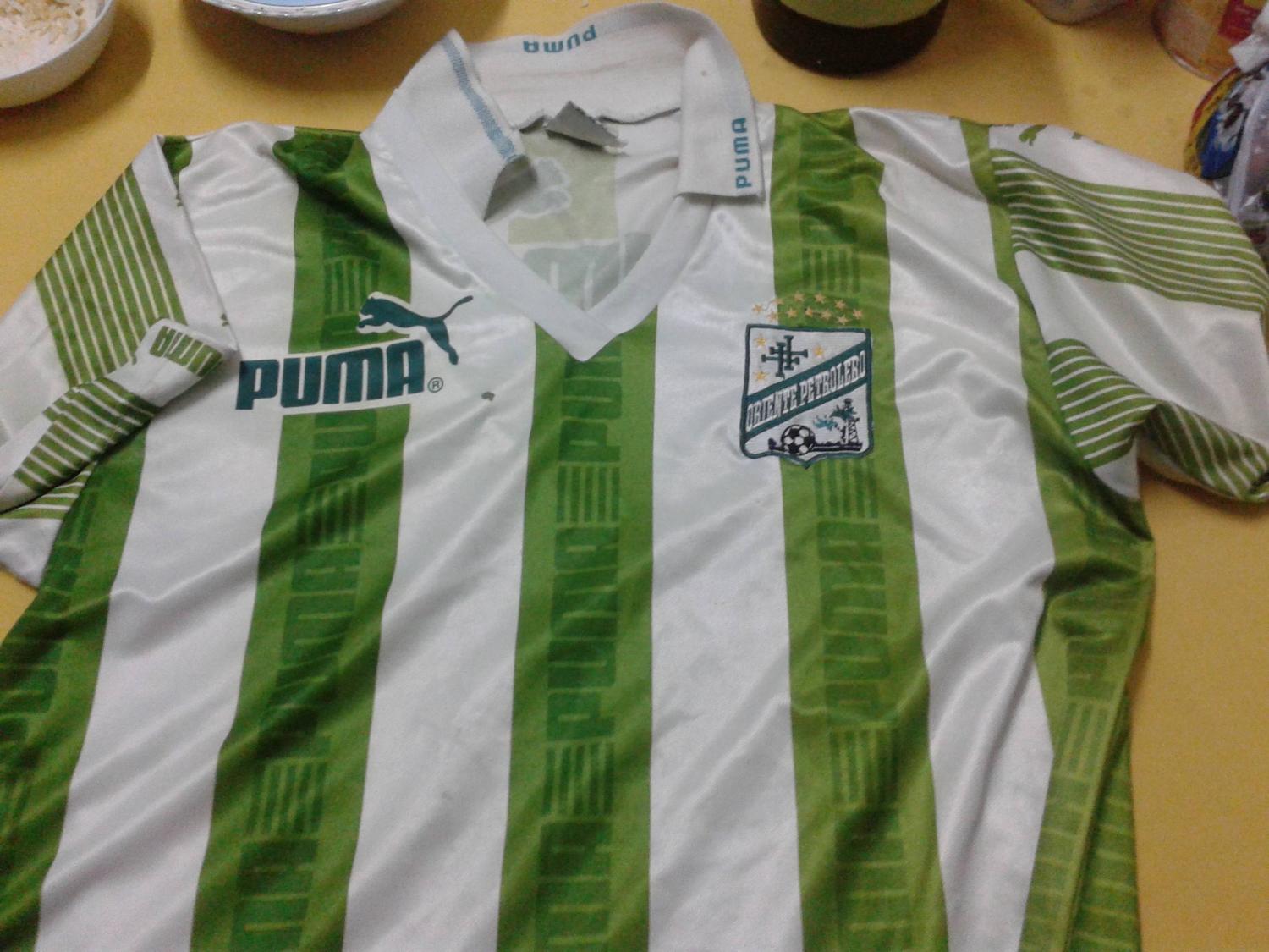 maillot de oriente petrolero domicile 1996-1997 rétro