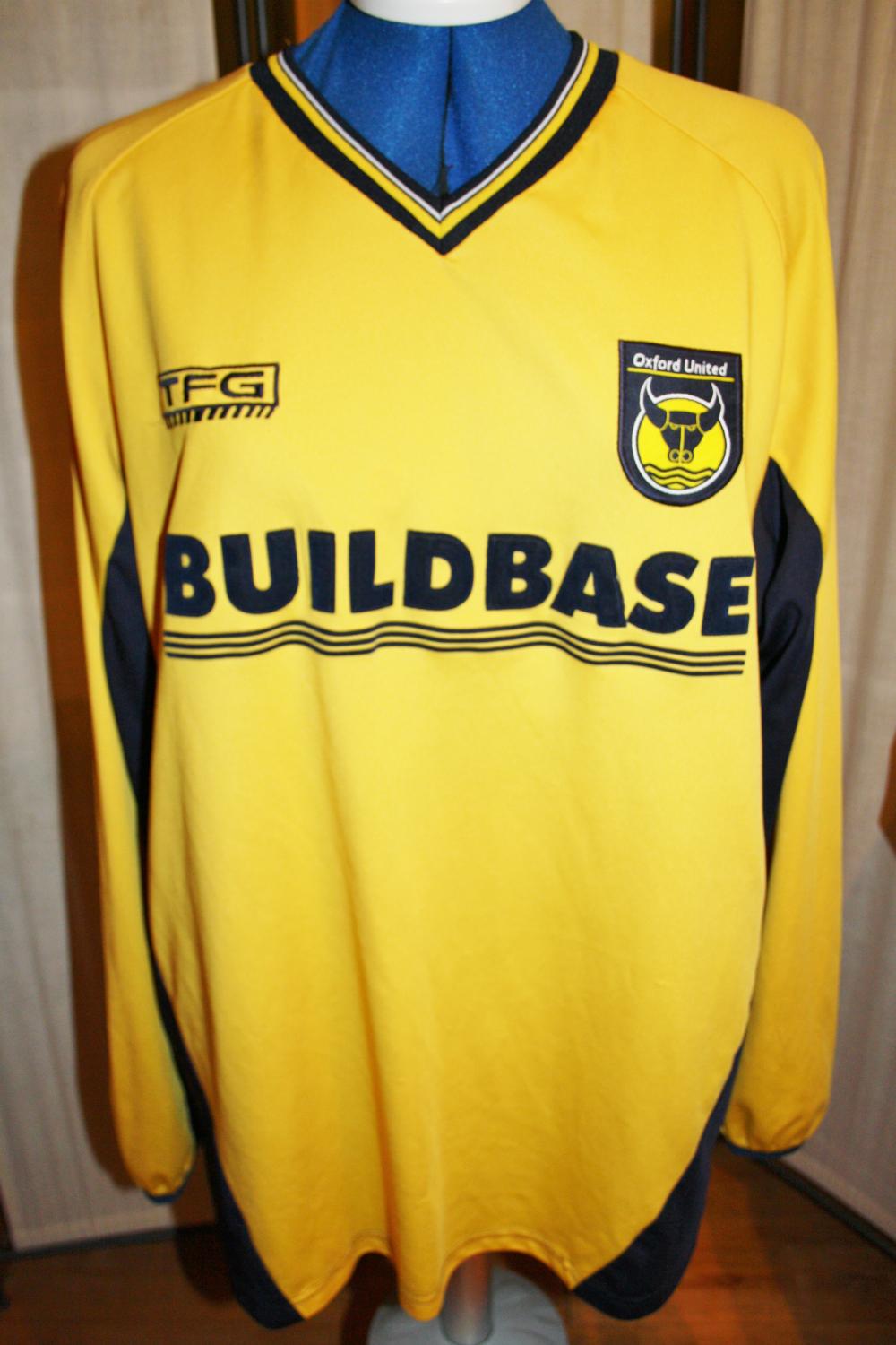 maillot de oxford united fc domicile 2005-2006 rétro