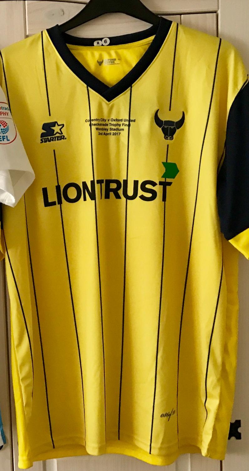 maillot de oxford united fc réplique 2016-2017 rétro