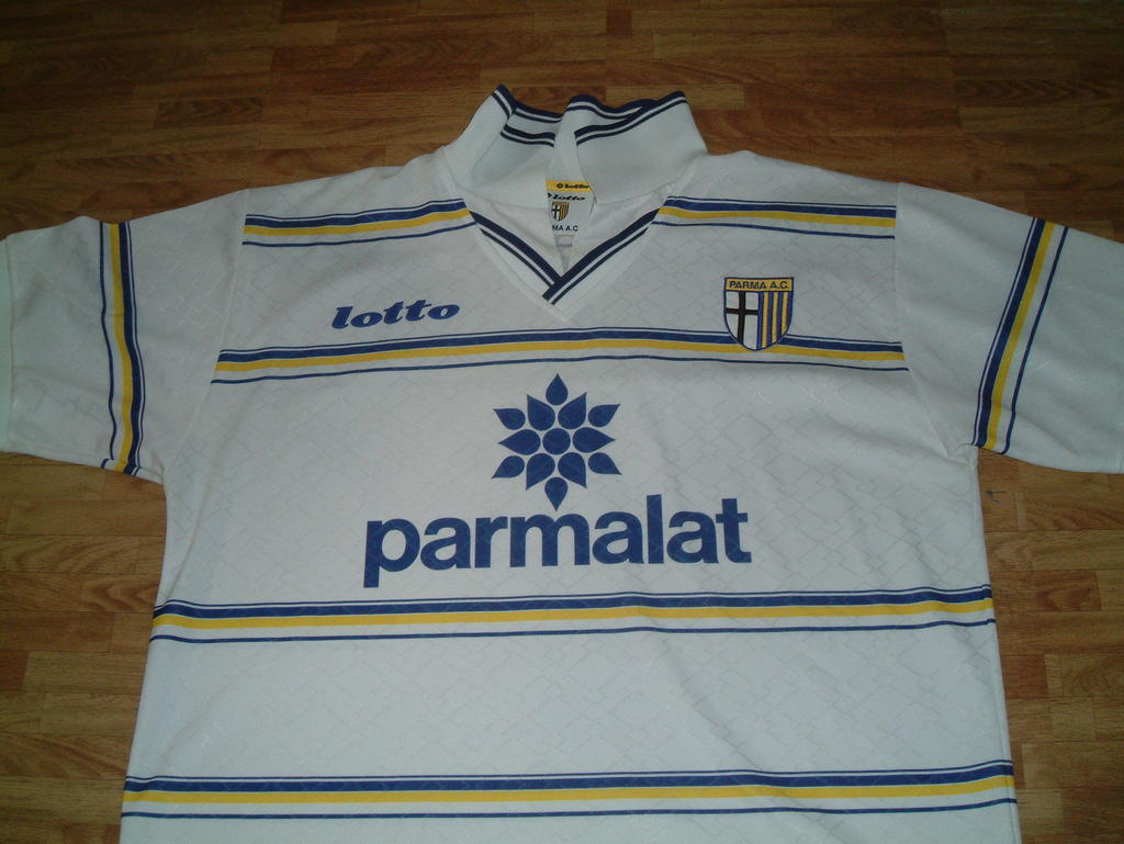 maillot de parma domicile 1998-1999 rétro