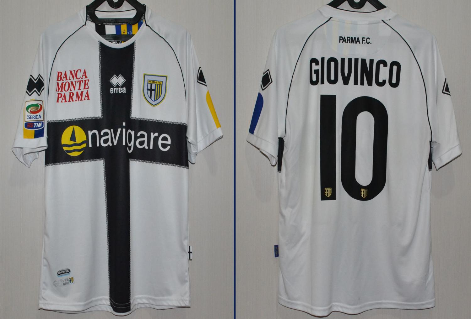 maillot de parma domicile 2011-2012 rétro