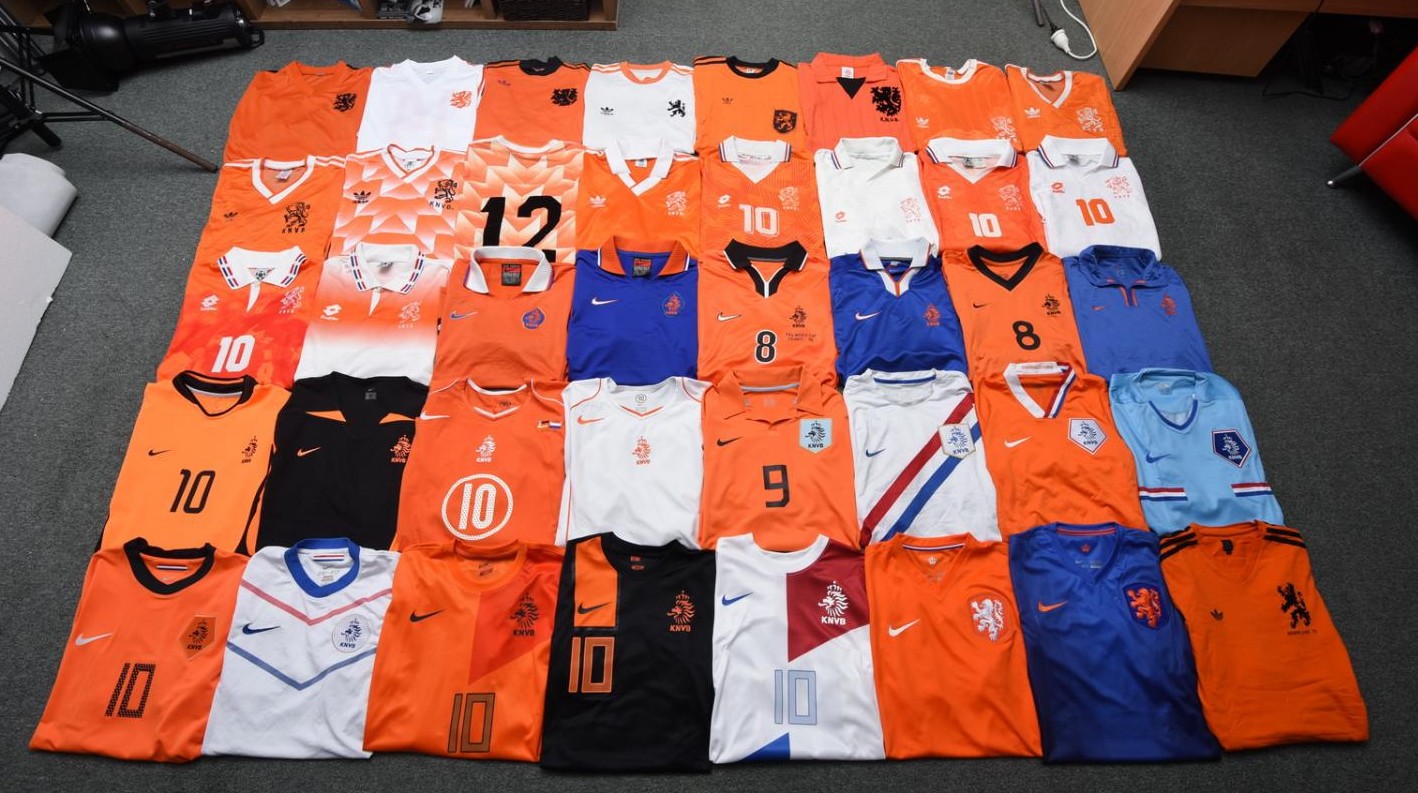 maillot de pays-bas particulier 1974-2014 rétro