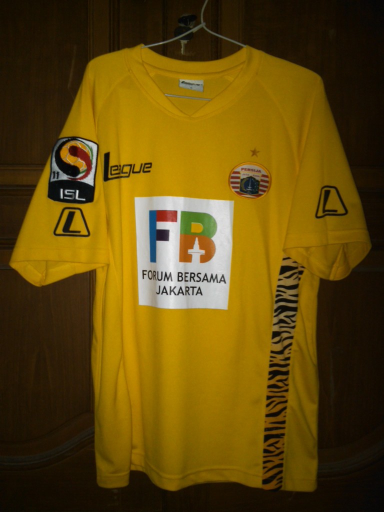 maillot de persija jakarta gardien 2011-2012 rétro