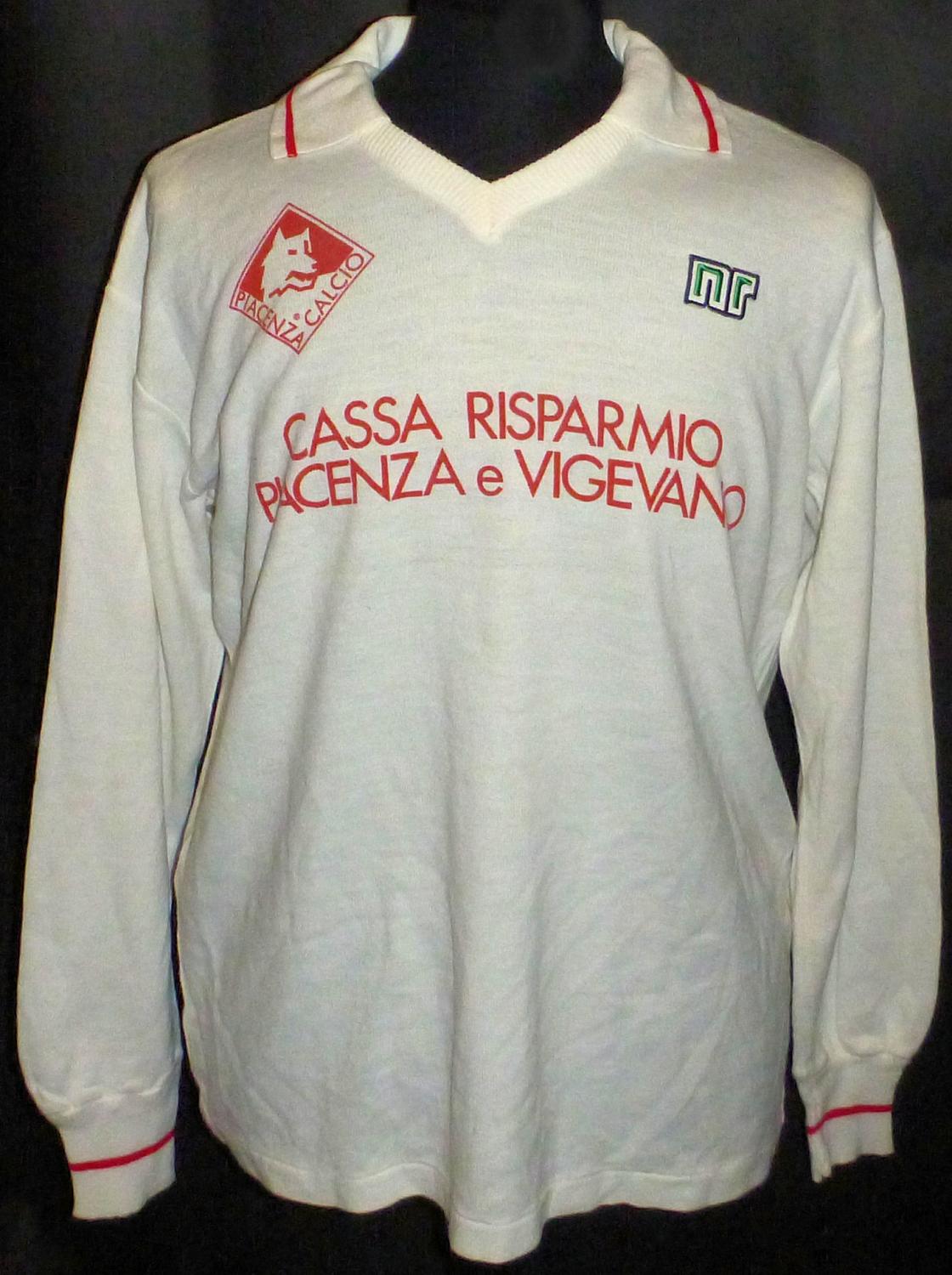 maillot de piacenza calcio exterieur 1989-1990 rétro