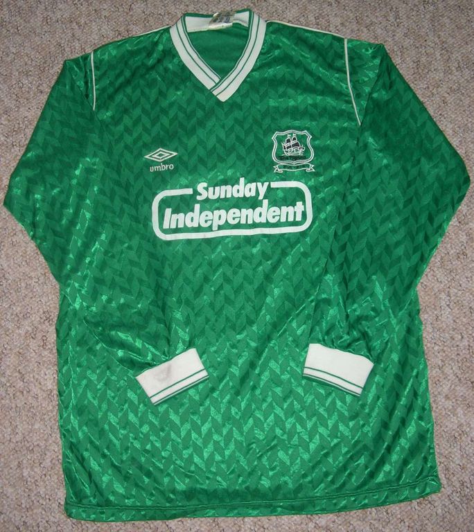 maillot de plymouth argyle fc domicile 1987-1990 pas cher