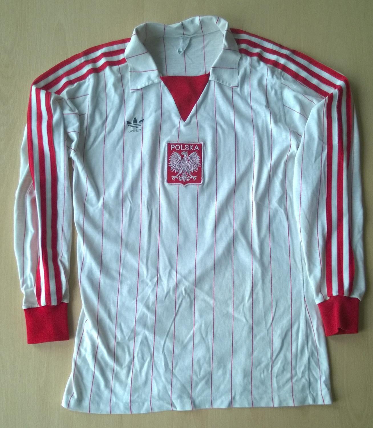 maillot de pologne domicile 1984 rétro