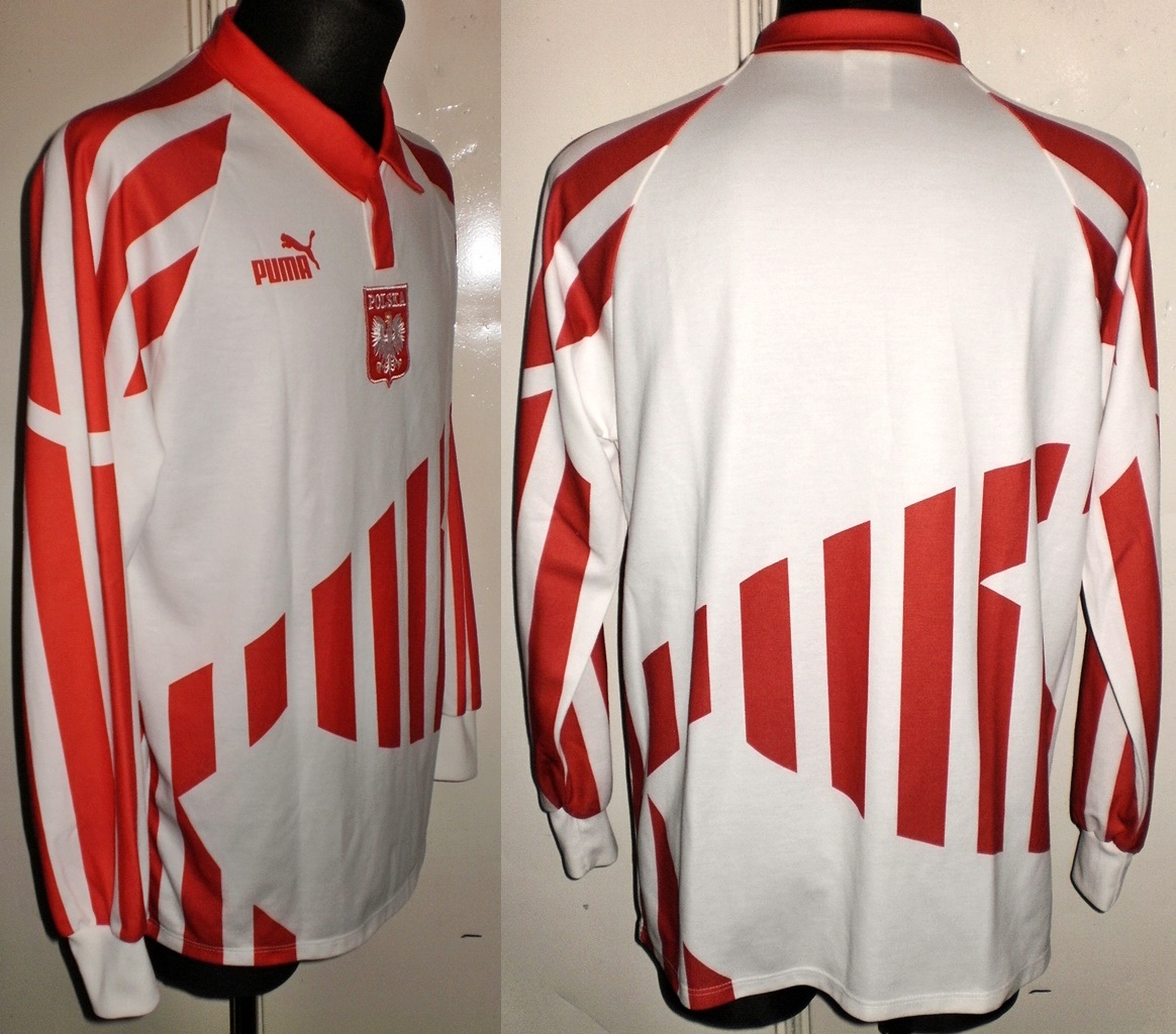 maillot de pologne domicile 1994-1995 rétro maillot de pologne domicile 1994-1995 rétro