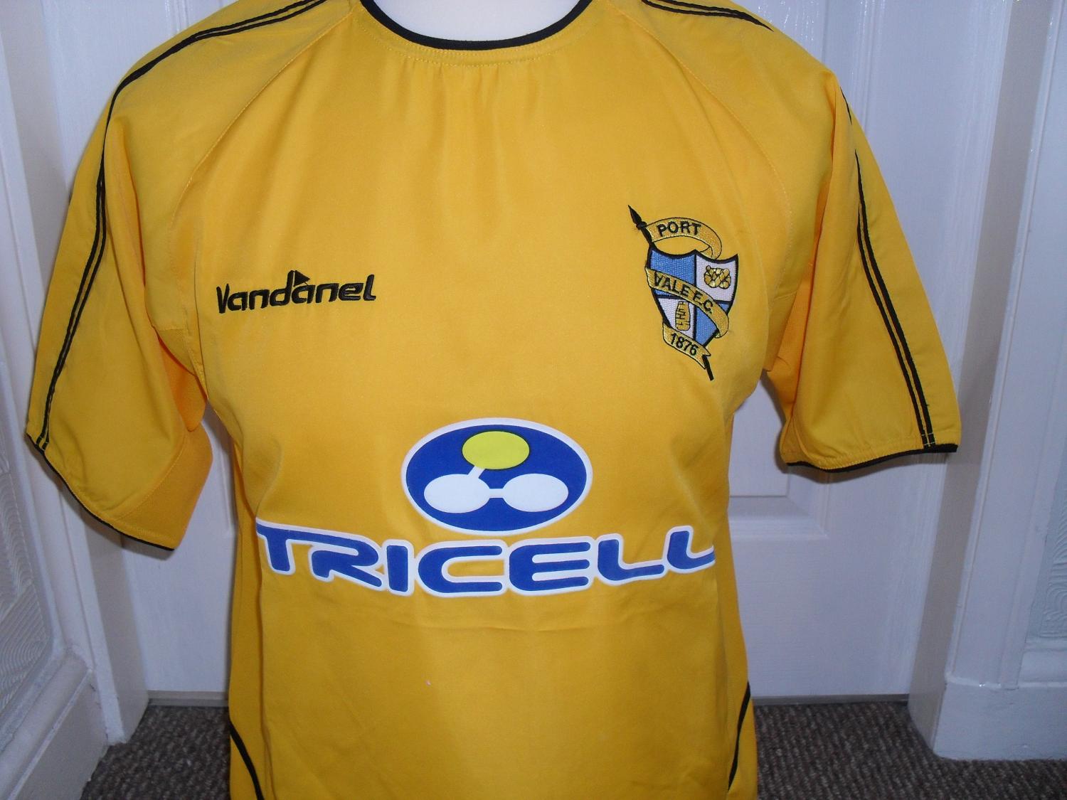 maillot de port vale fc exterieur 2003-2005 pas cher