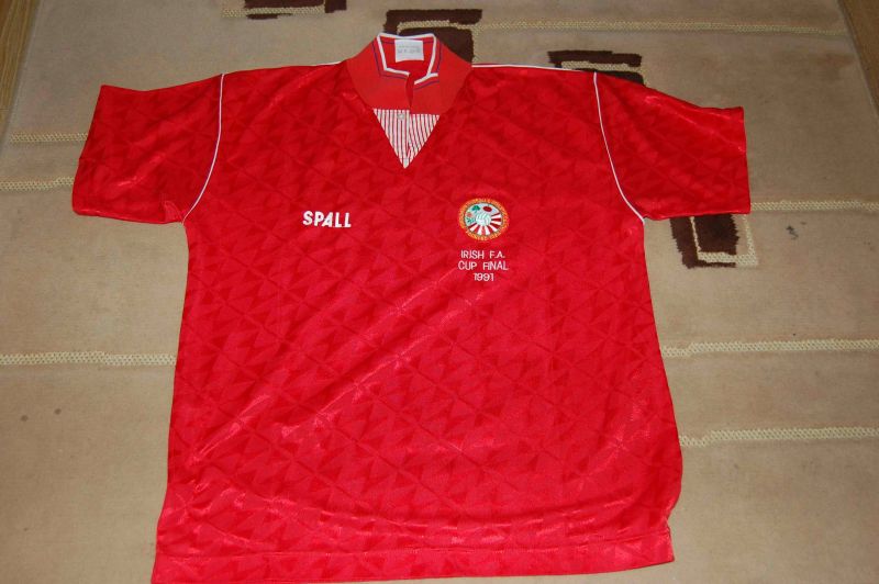 maillot de portadown fc domicile 1990-1991 rétro