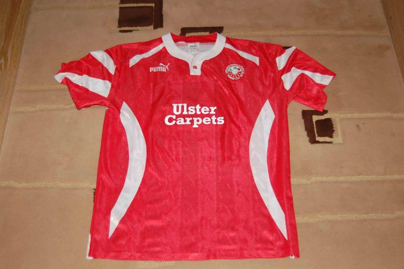 maillot de portadown fc domicile 1997-1998 rétro