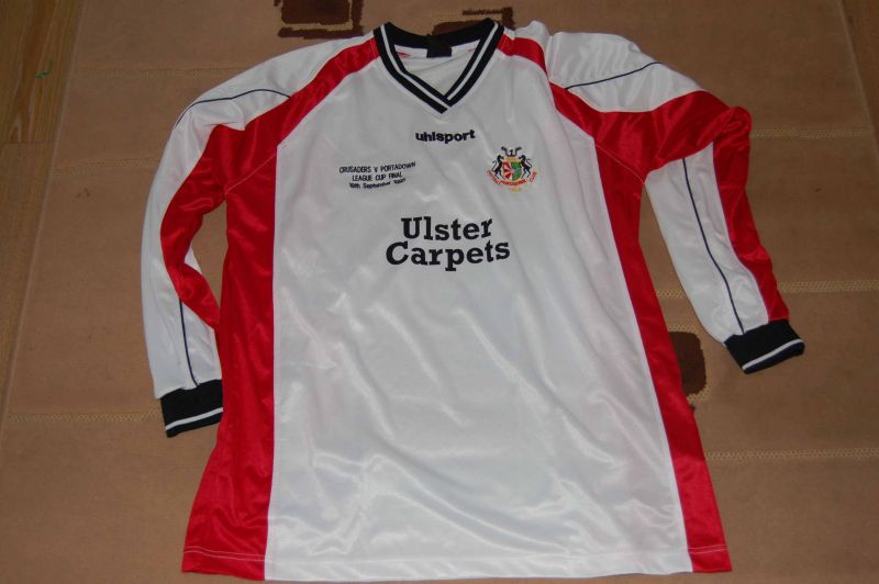 maillot de portadown fc particulier 1995 rétro